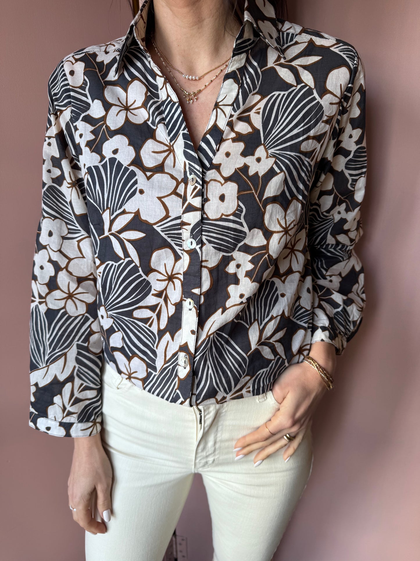 Camicia fiori