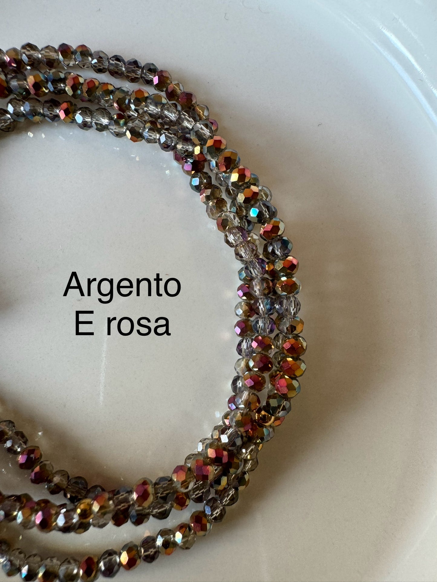 Bracciali cristallini elastici