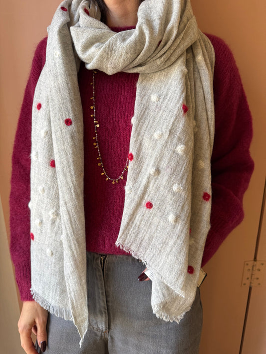 Sciarpa Bernini grigio Ordi.to