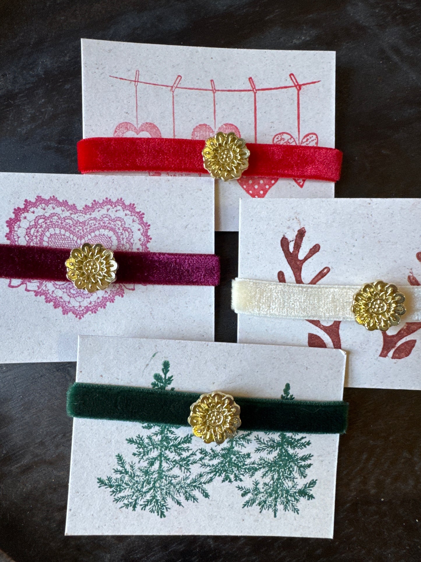 Bracciali in velluto BriocheHandMade