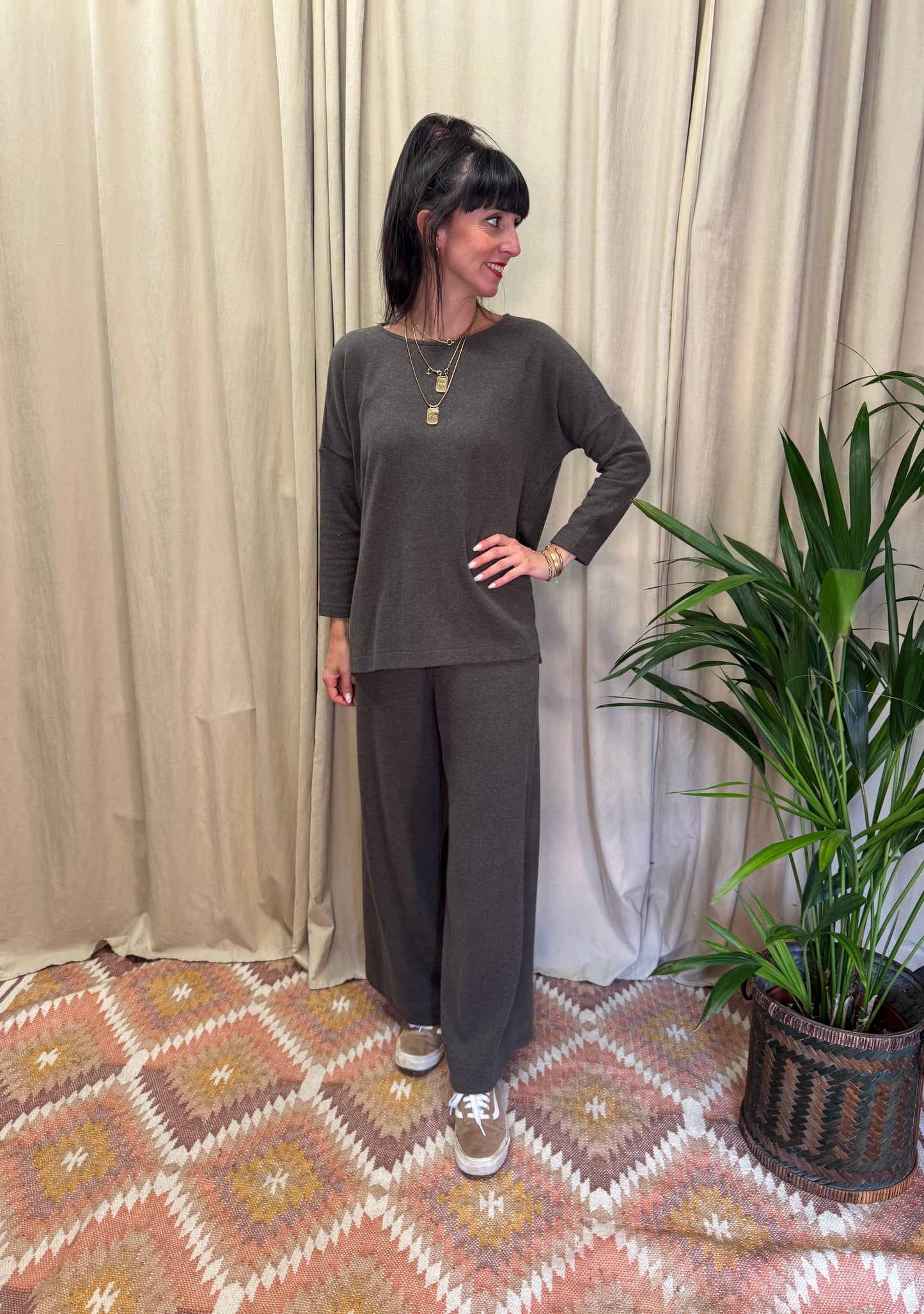 Pantaloni Gheppio corteccia MamaB