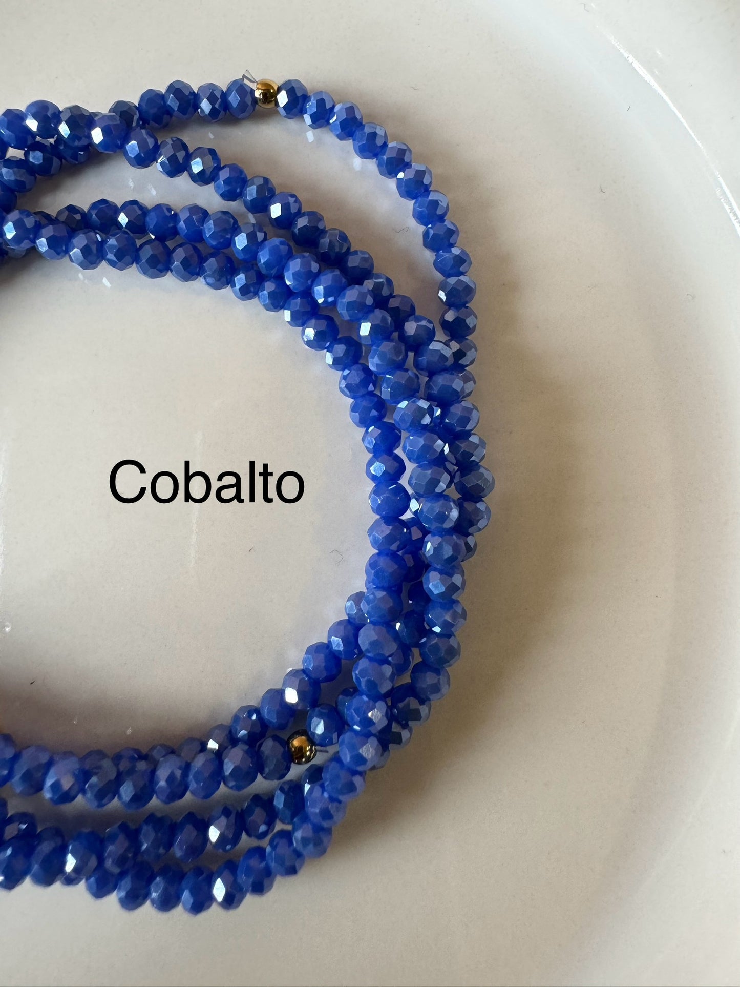 Bracciali cristallini elastici