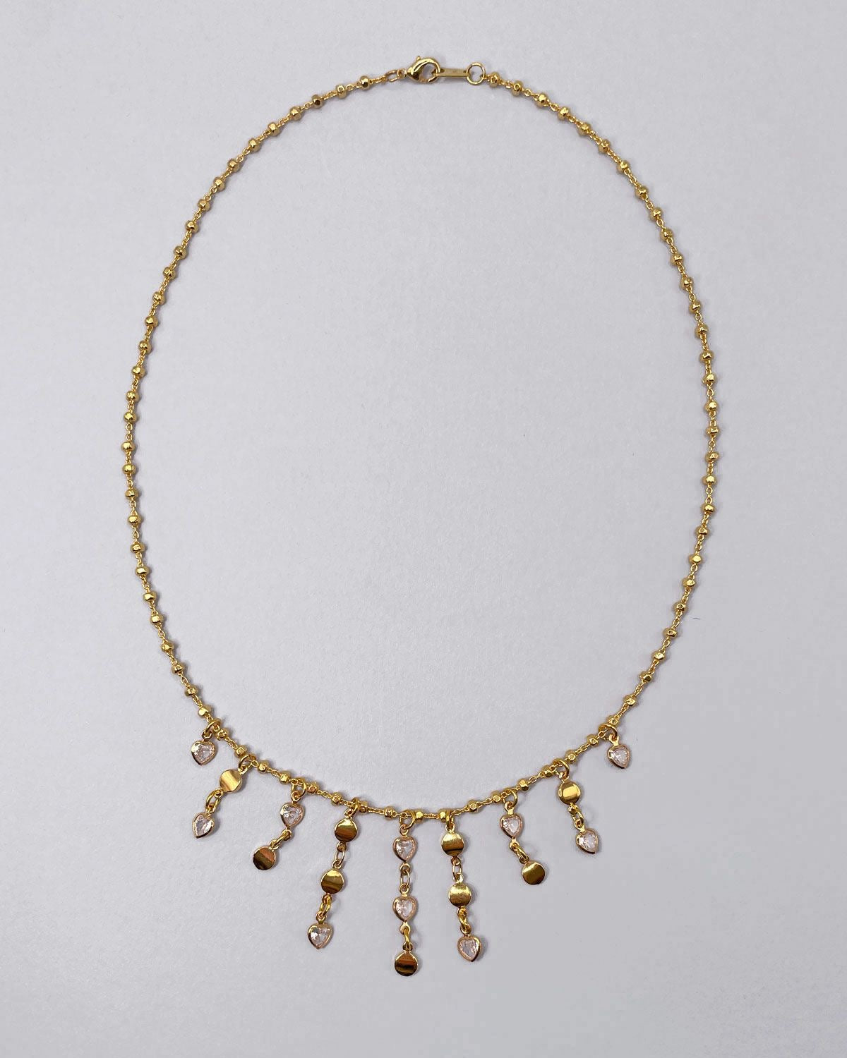 Girocollo in metallo e zirconi Susi di Re