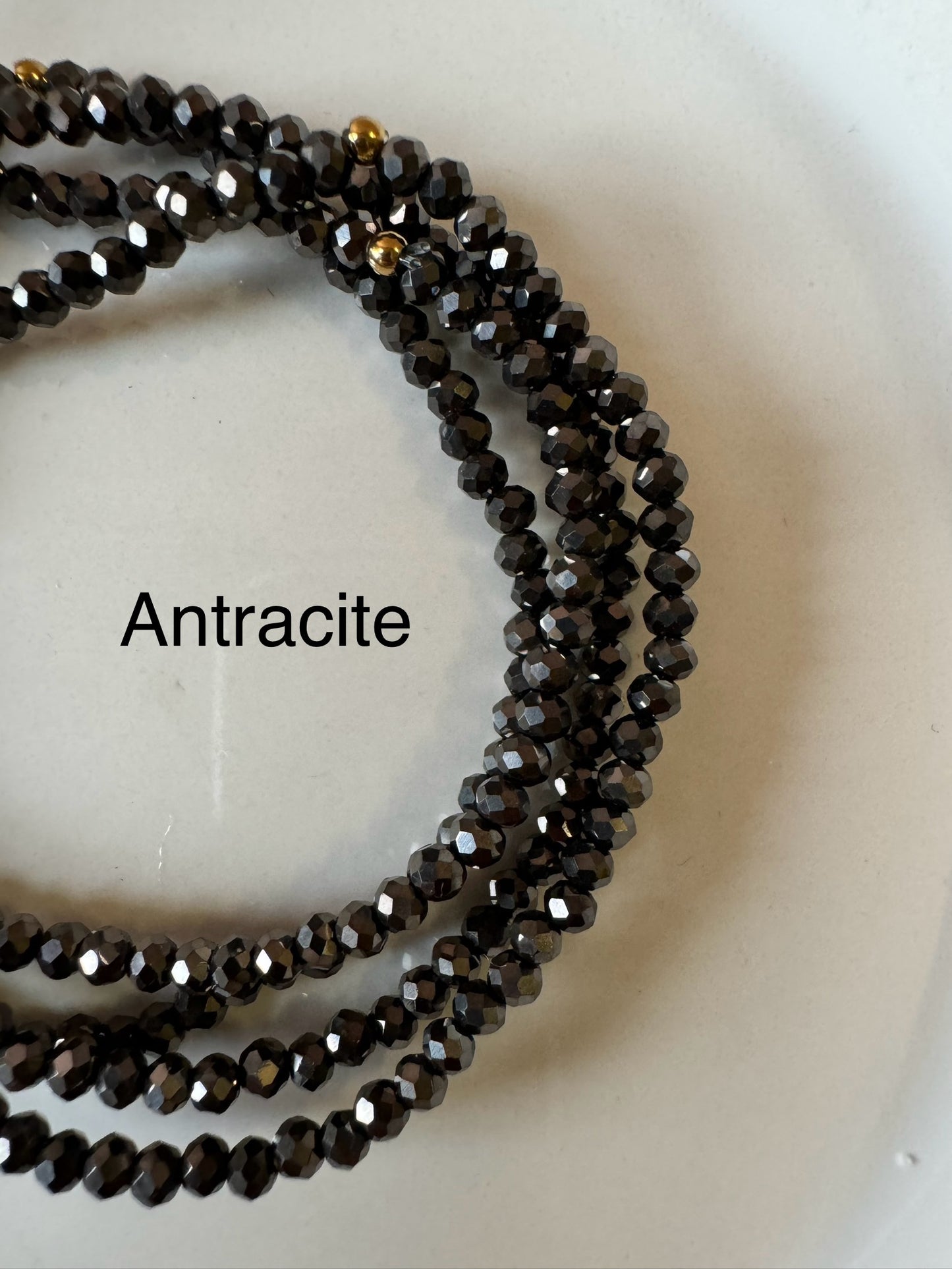 Bracciali cristallini elastici