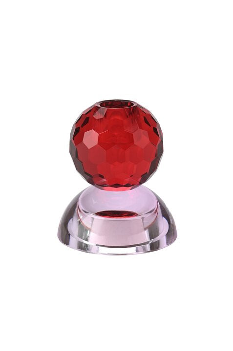 PORTACANDELE rosso /rosa