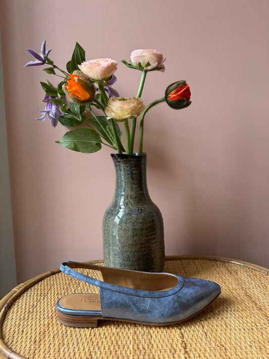 Slingback denim Audley