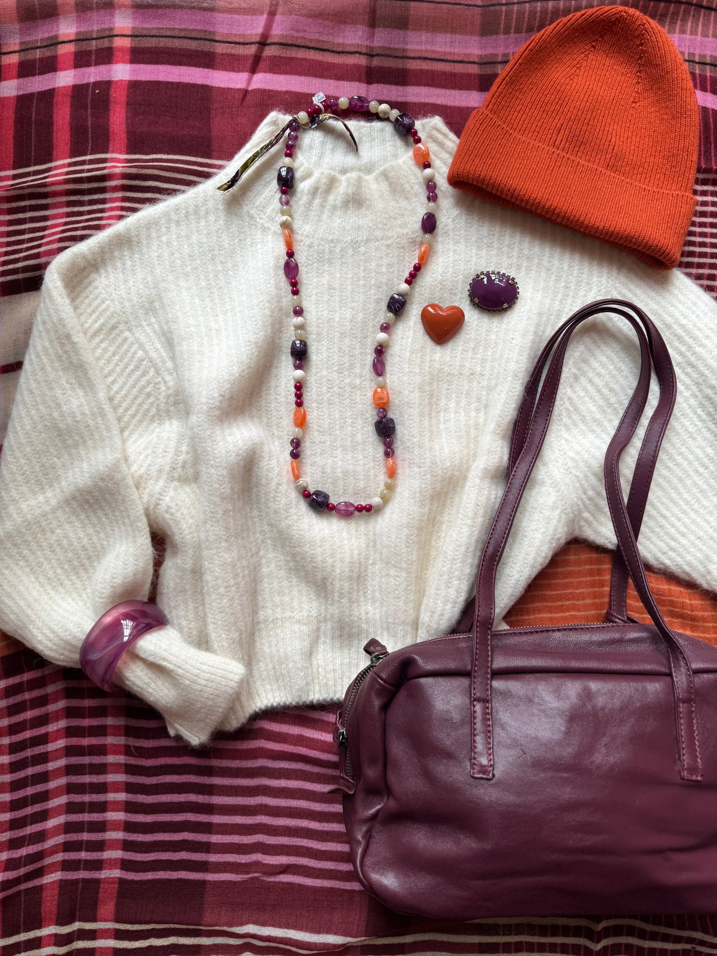 Maglione EAST panna American Vintage