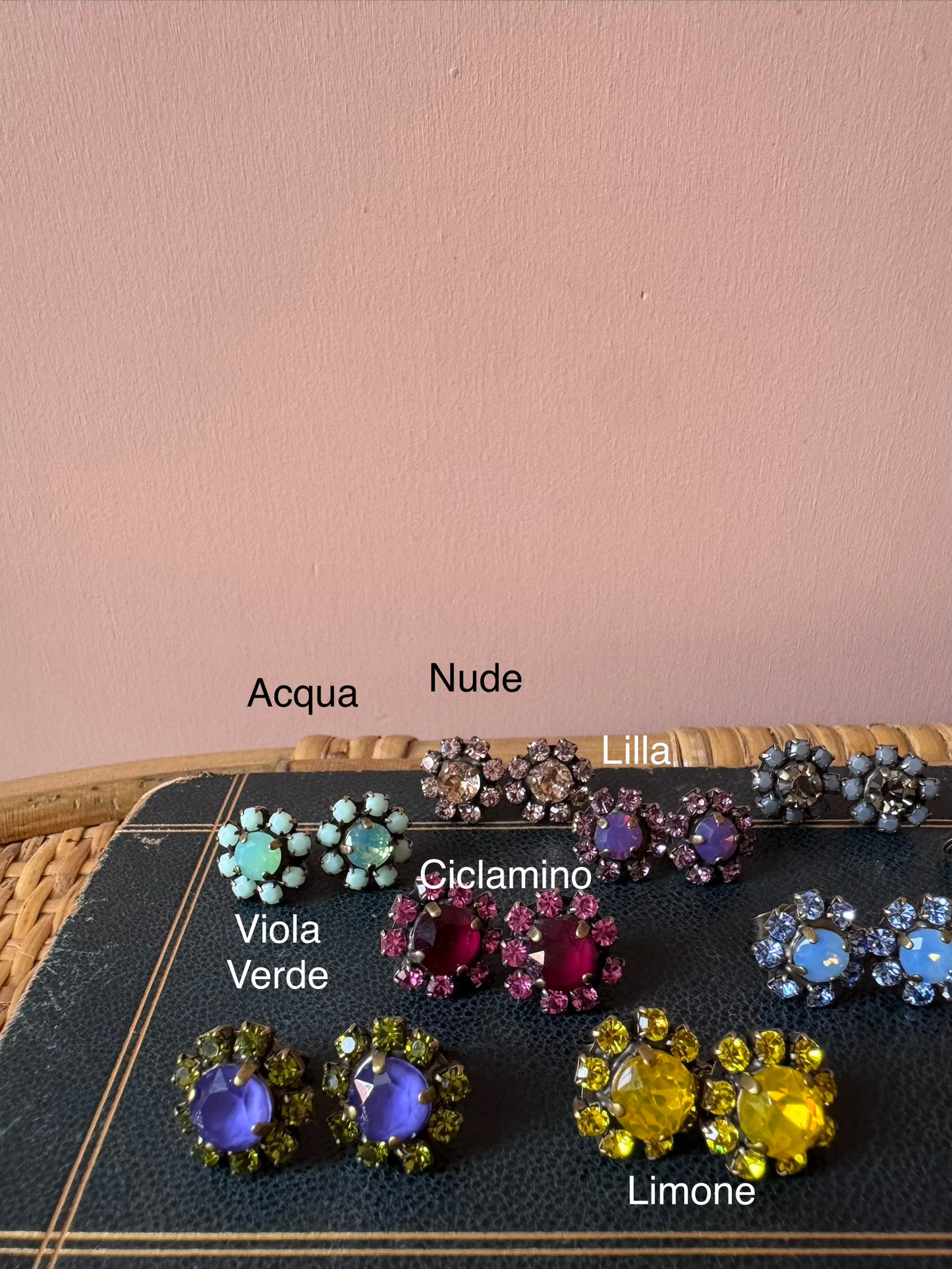 Orecchini Margheritina strass Unique