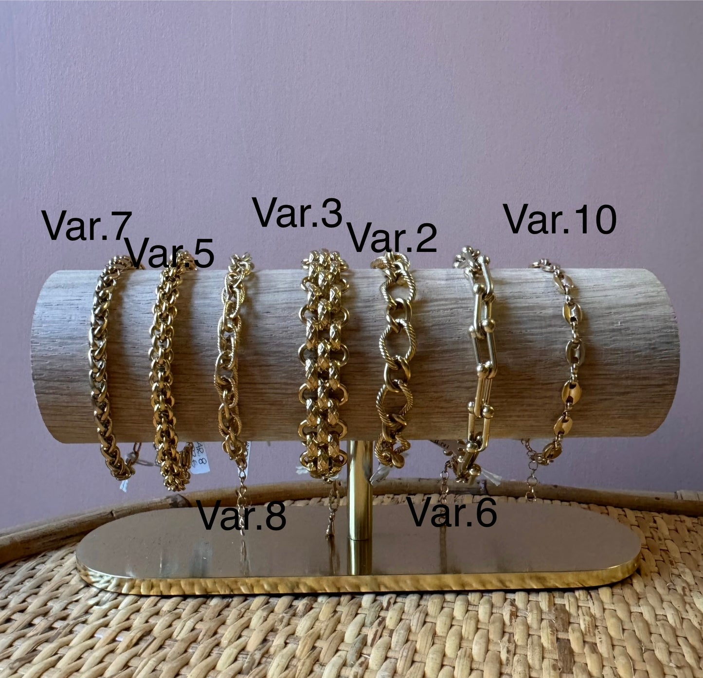 Bracciali intrecci catena