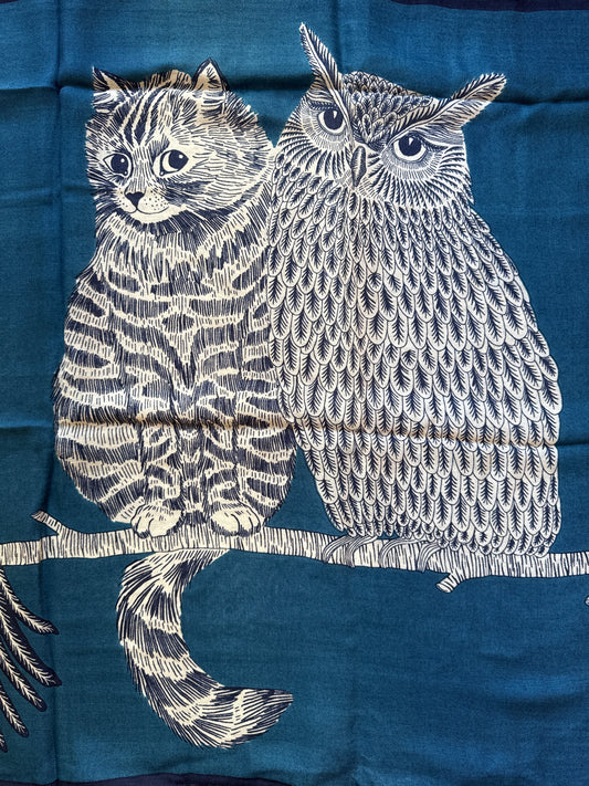 Sciarpa Chouette blu Inoui