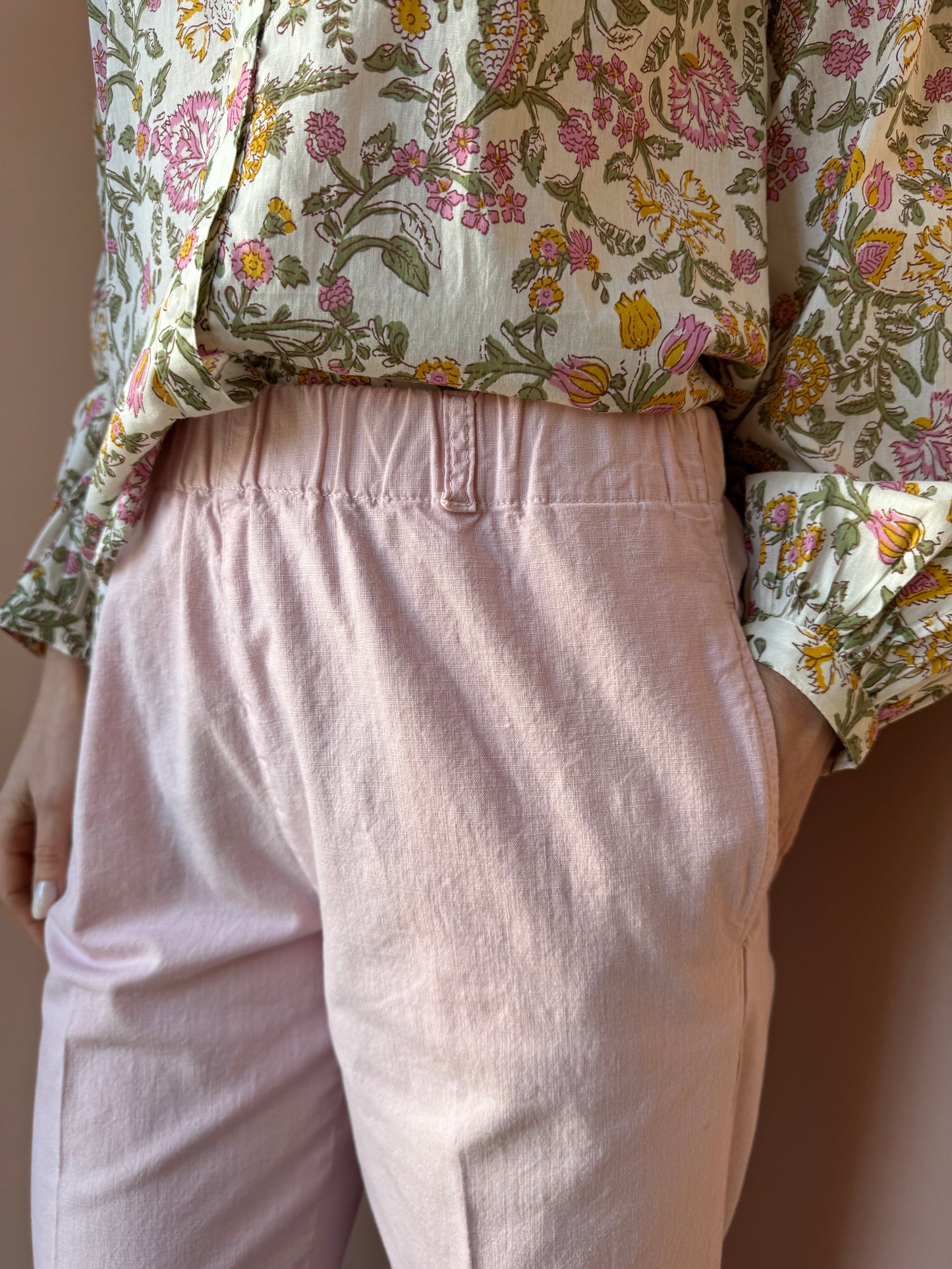 Pantaloni rosa Madame Venice