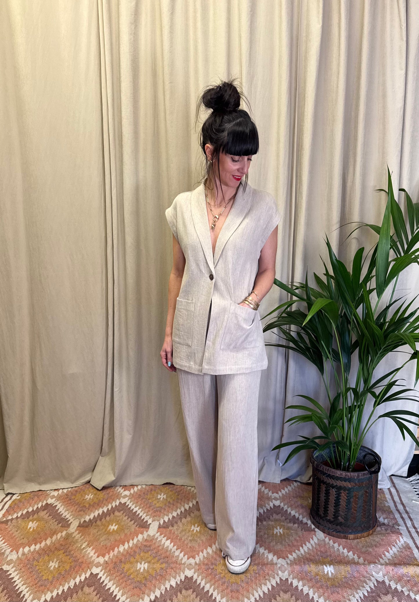 Pantaloni Ecru NiceThings