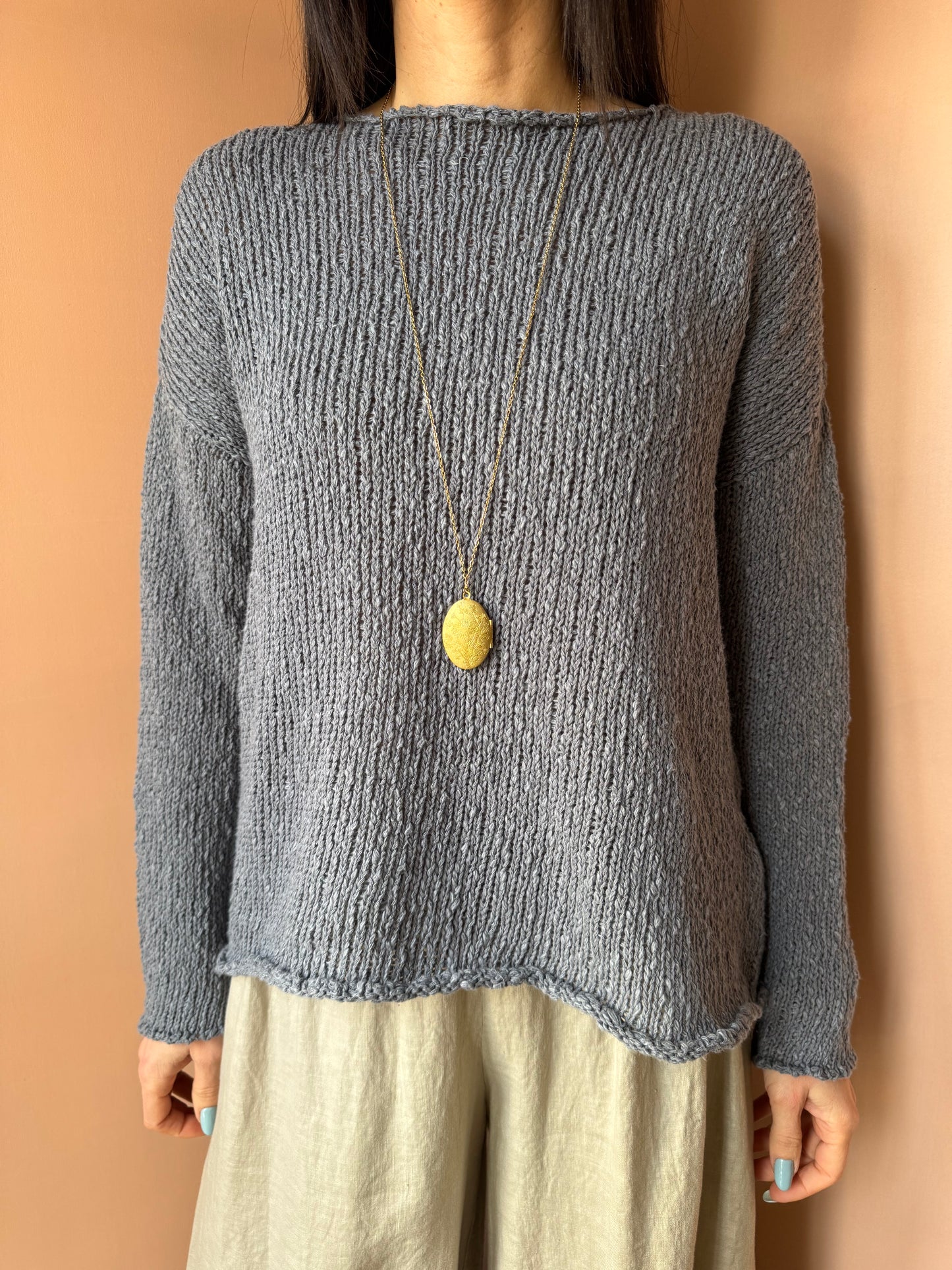 Maglia maxi Grigio Neirami