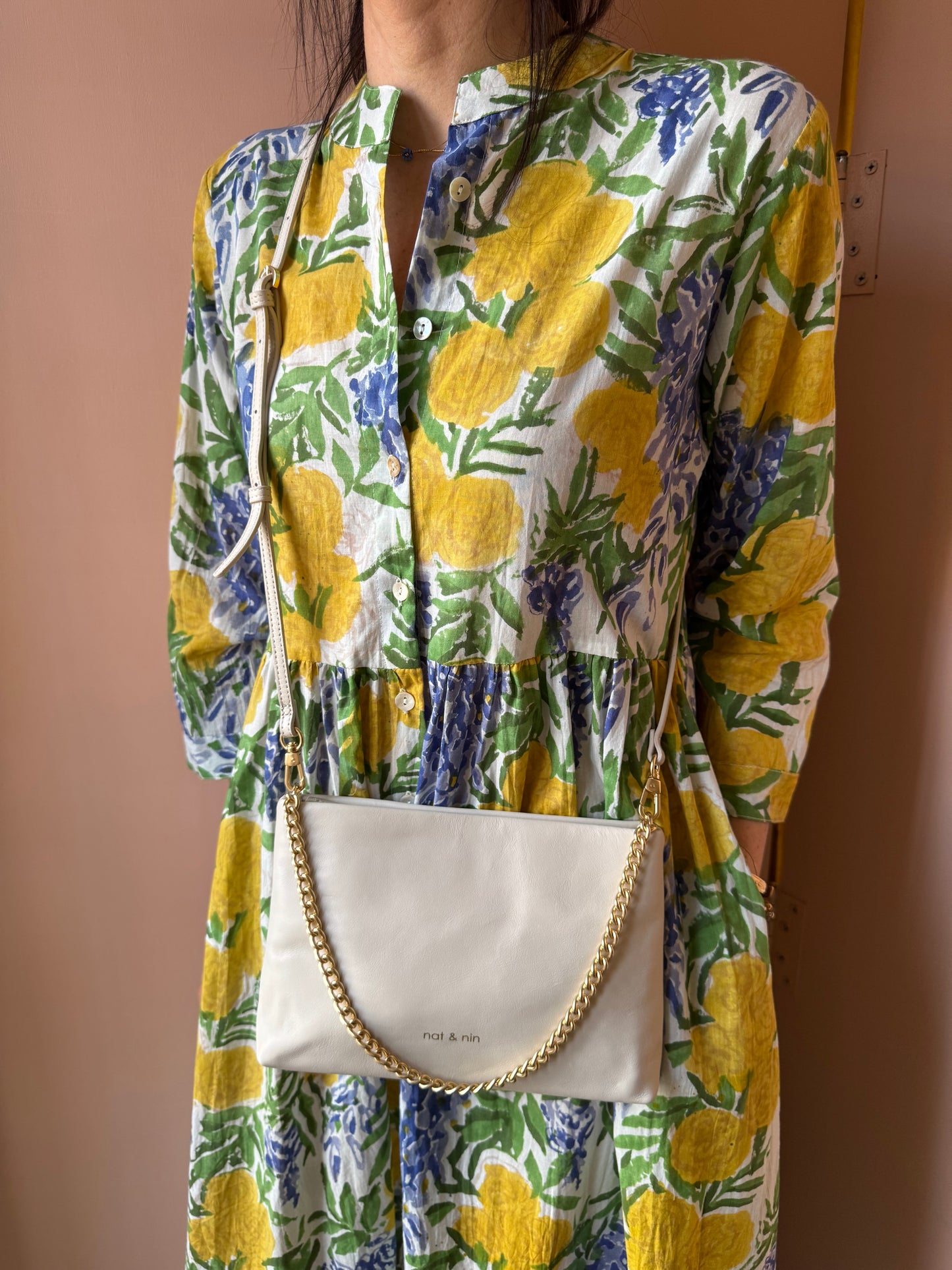 Borsa Molly argilla Nat&Nin