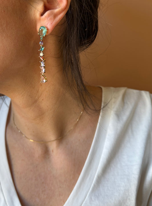 Orecchini cristallini