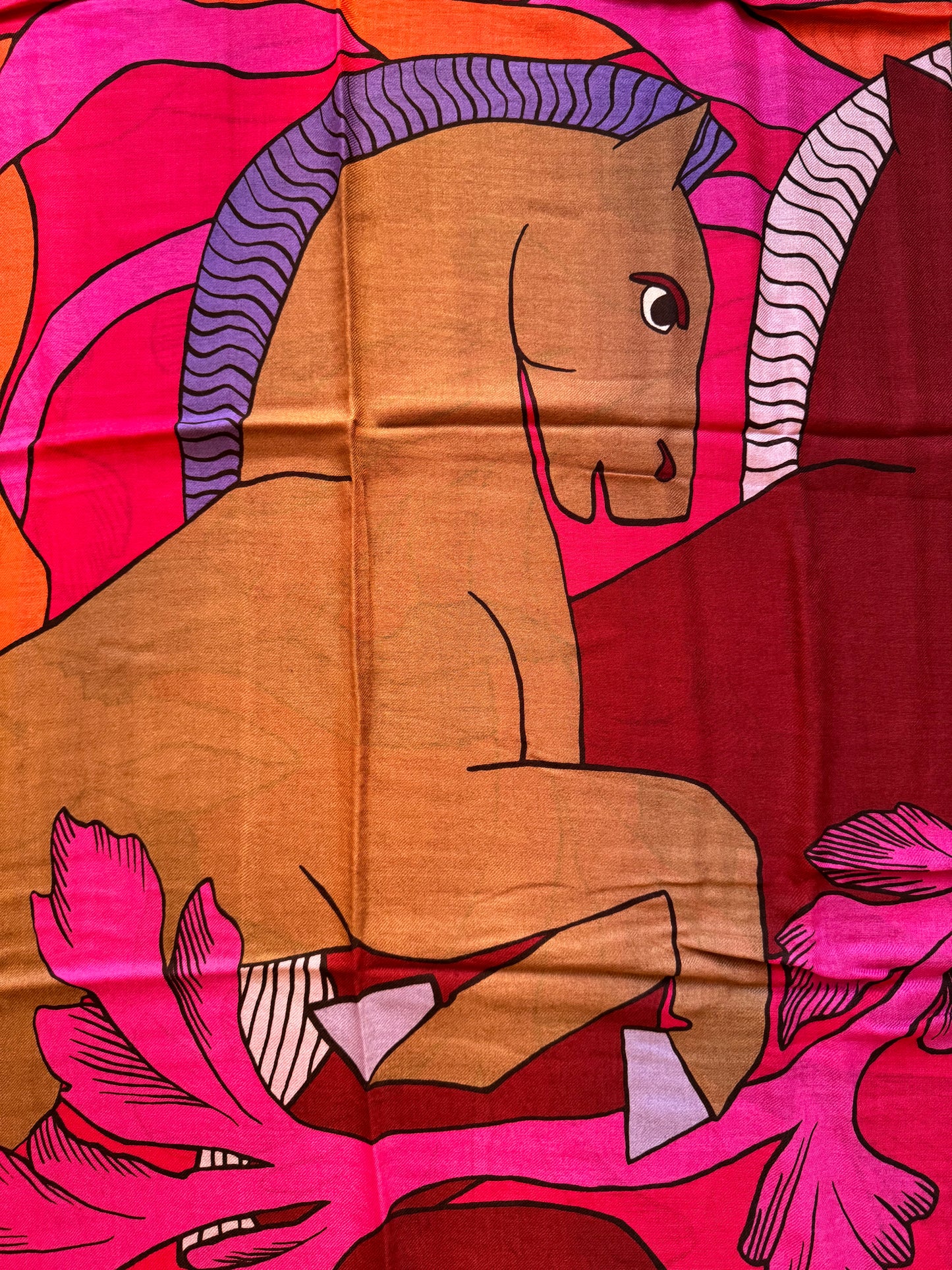 Sciarpa Cavale rosso Inoui