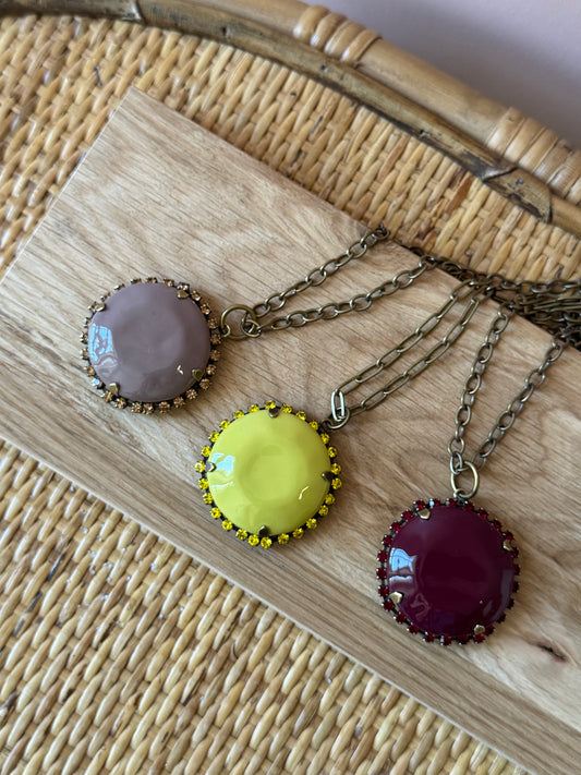 Collane lunghe tondo bombato Unique