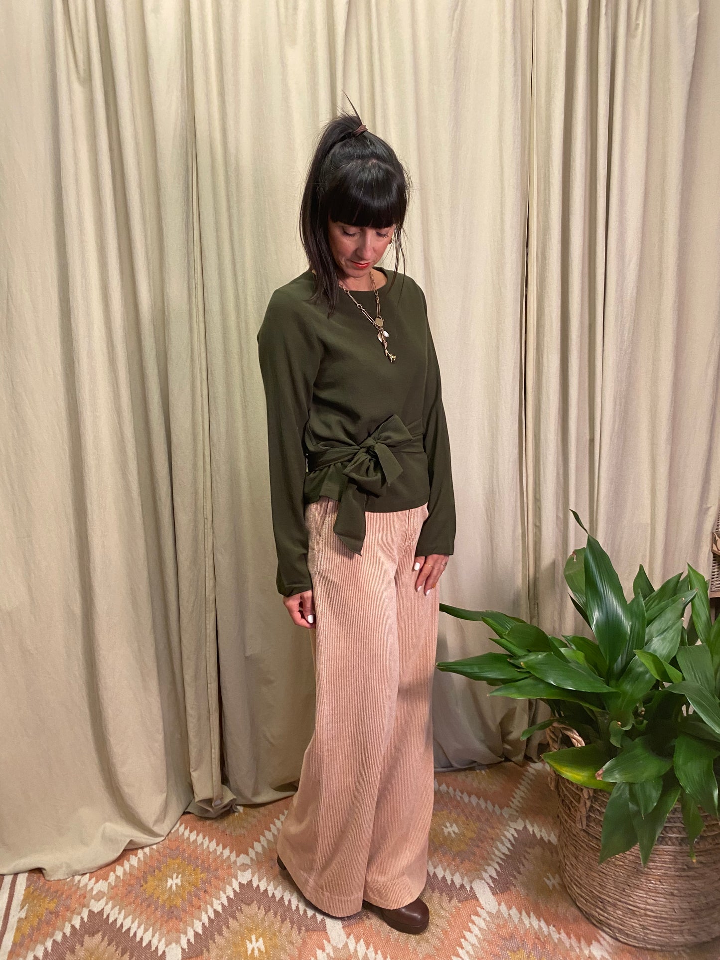 Camicia fiocco Bosco Pomandère