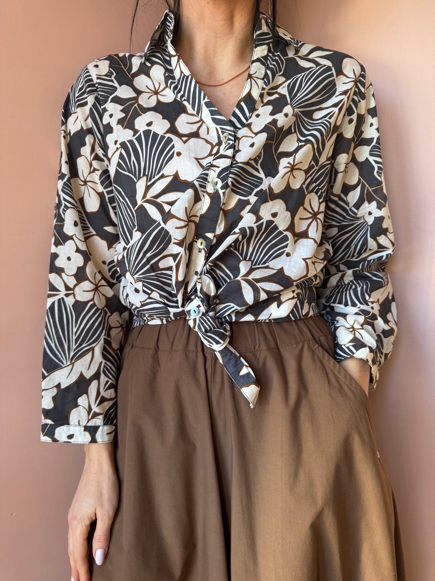Camicia fiori