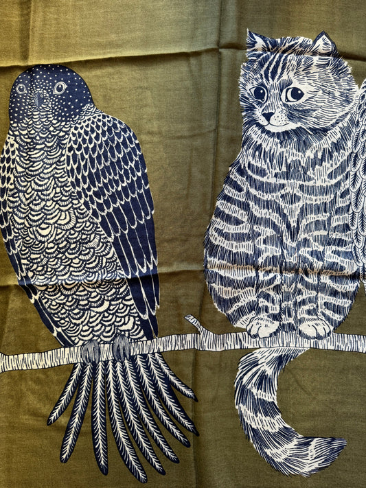 Sciarpa Chouette kaki Inoui