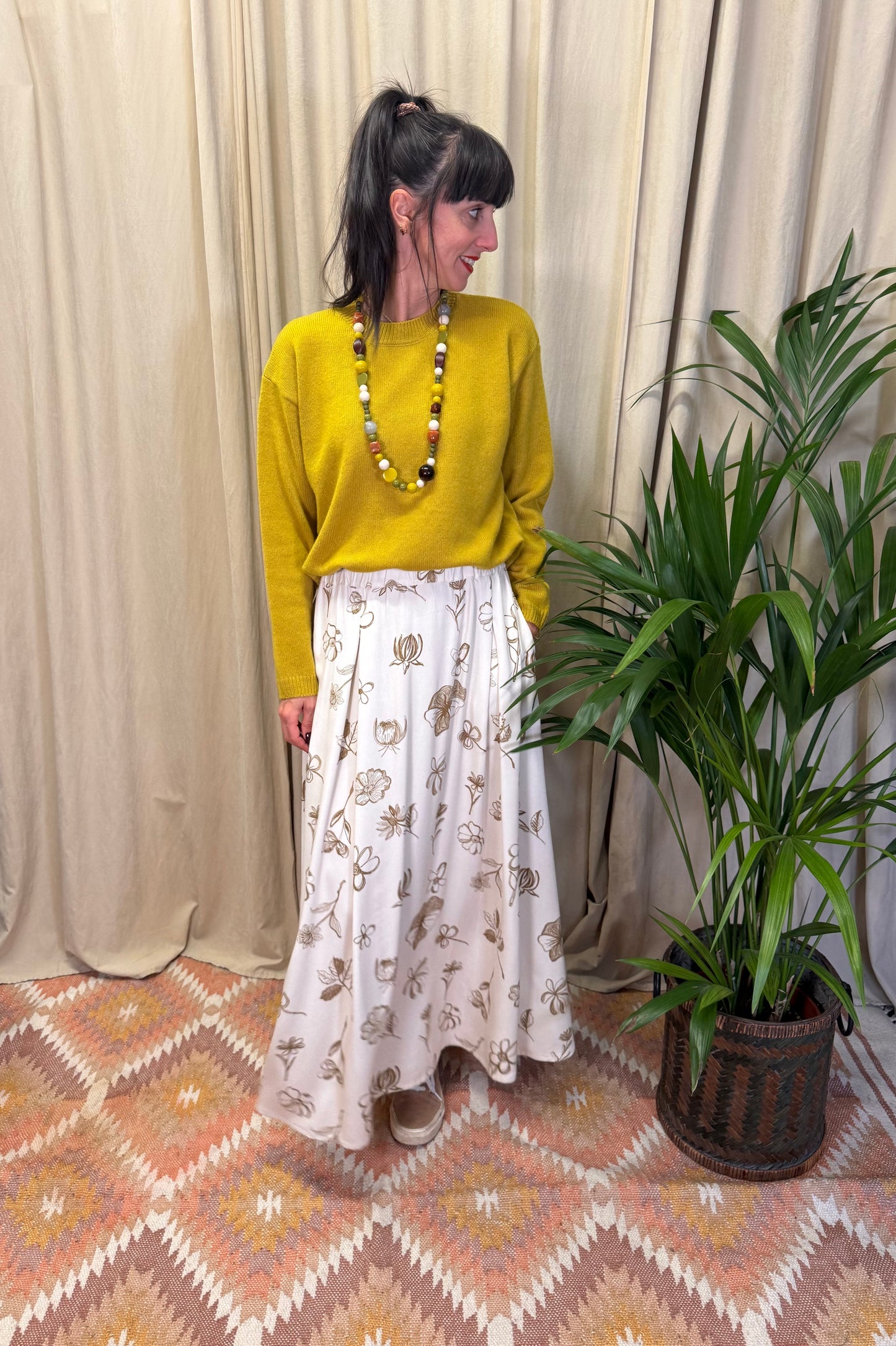 Gonna fiori olio BottegaChilometri Zero