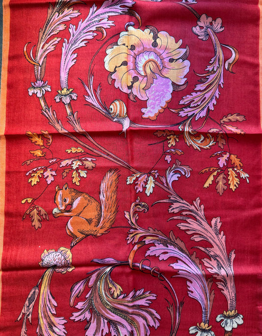 Sciarpa Rococo rosso Inoui