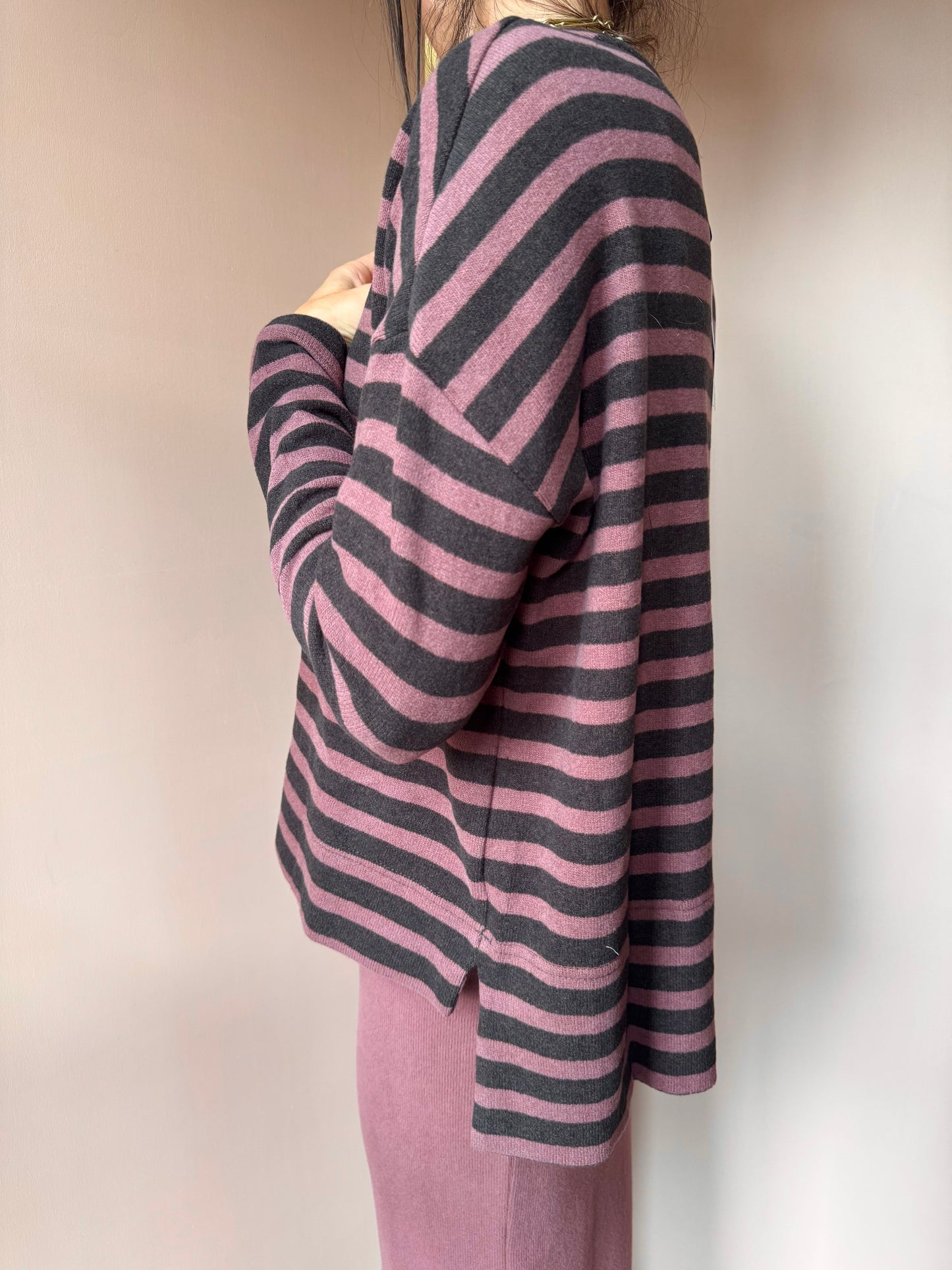 Maglia Alison Riga cipolla/moro MamaB