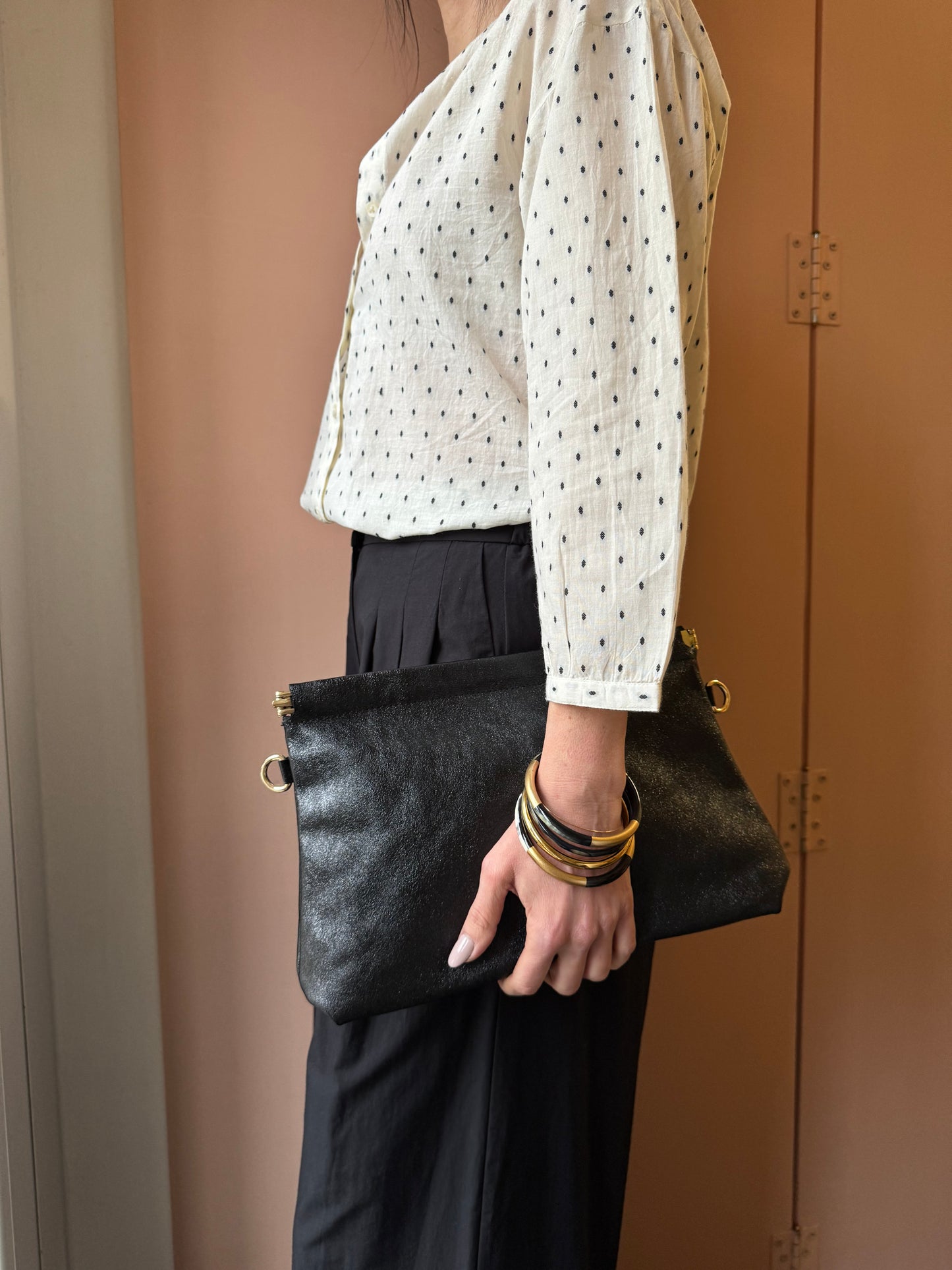 Pantaloni pence nero Ottod’ame