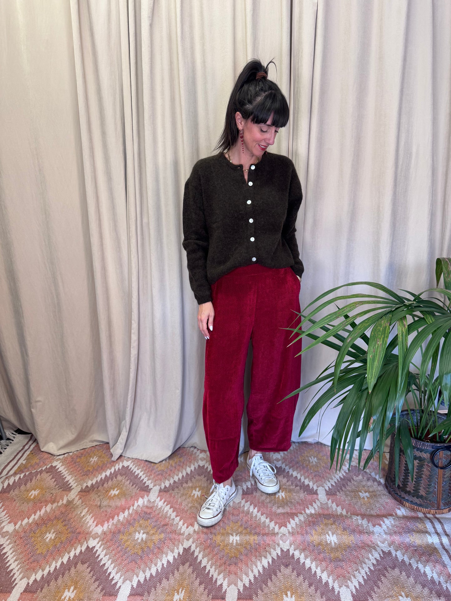 Pantaloni Rima Rosso Mama B