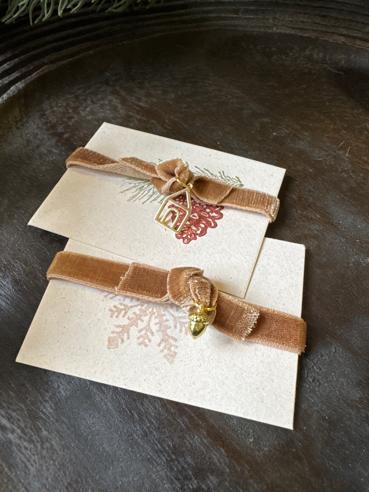 Bracciali in velluto Brioche Handmade