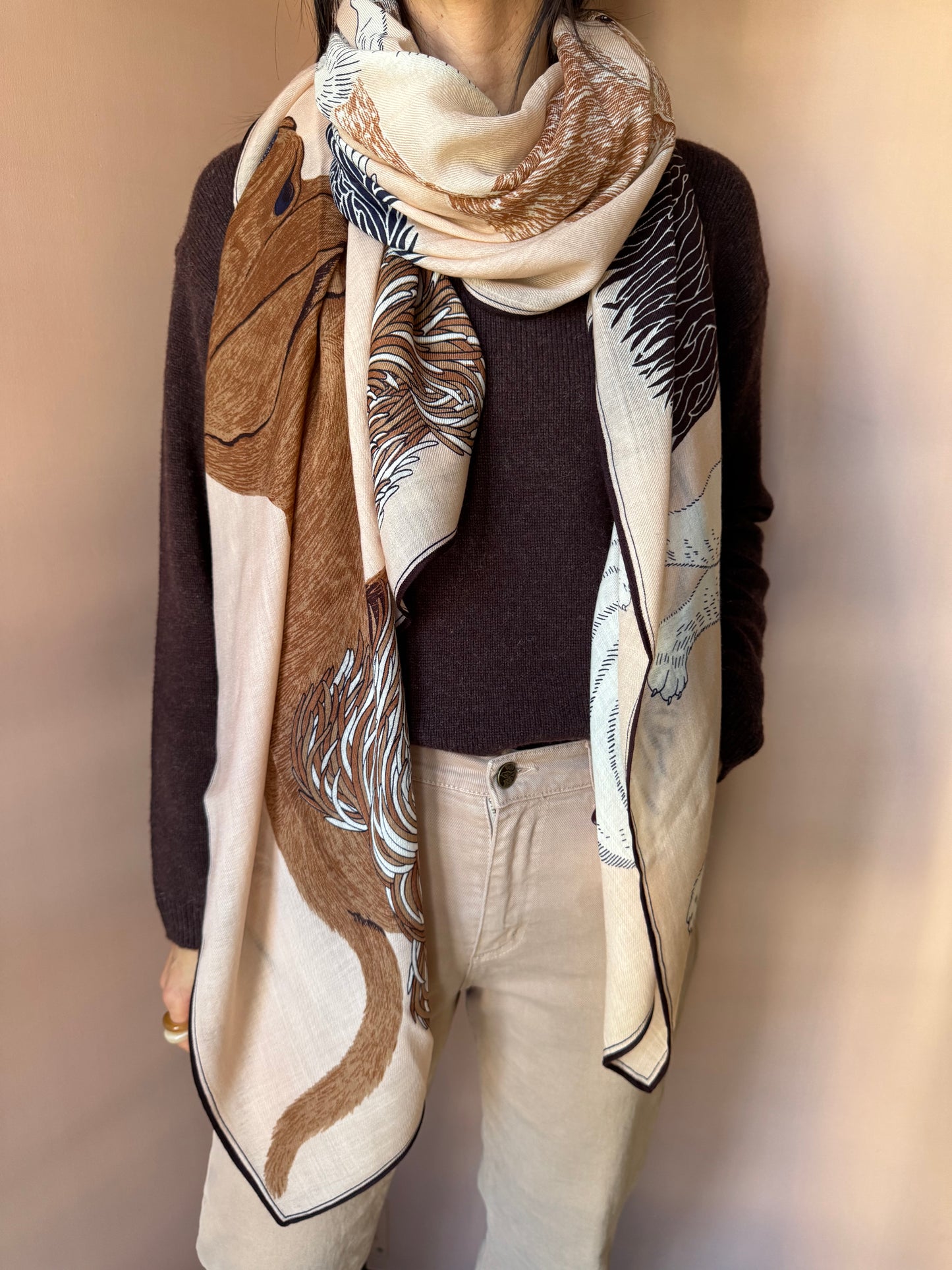 Sciarpa Toutou nude Inoui