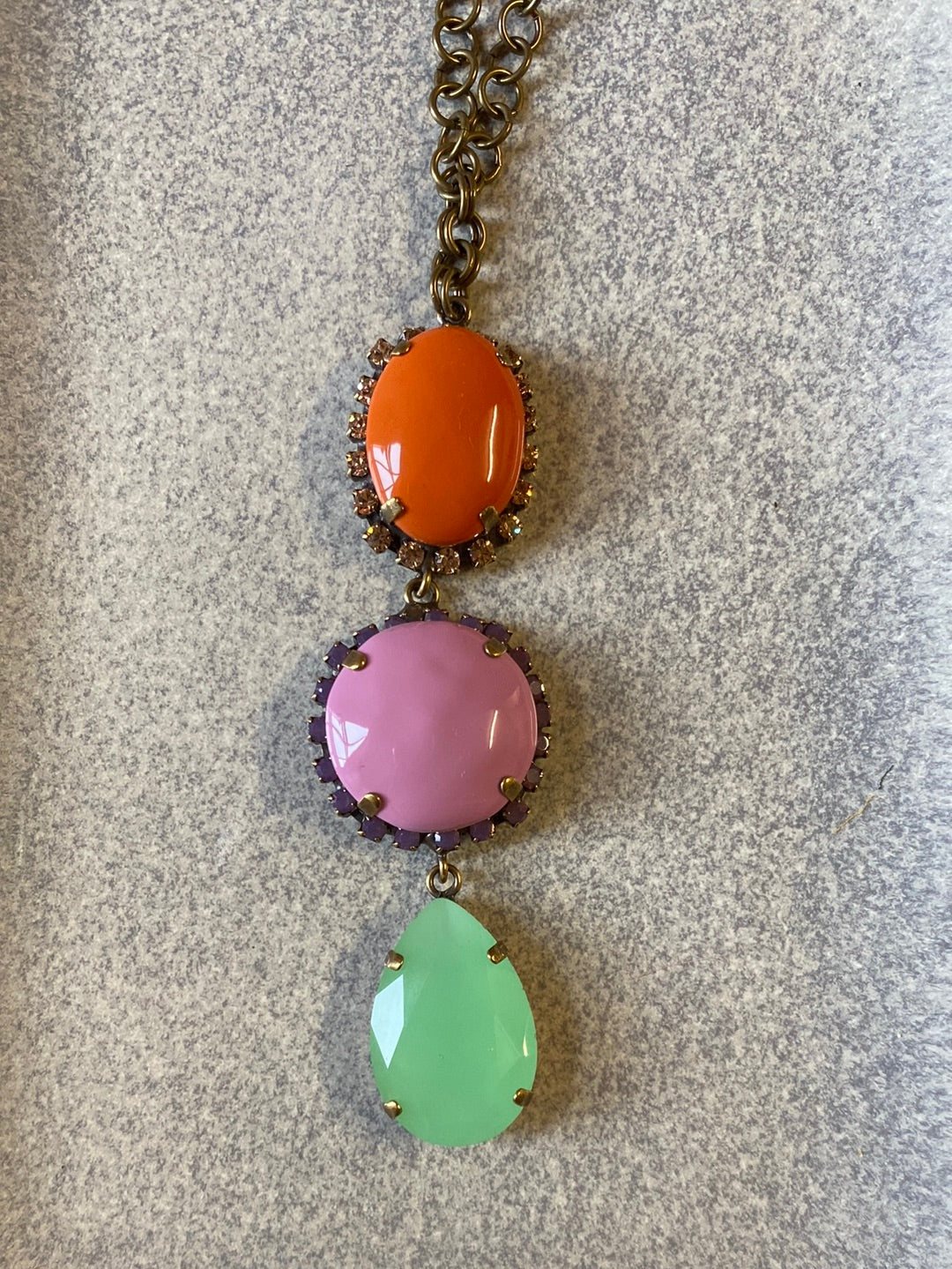 Collana 3 pietre Unique
