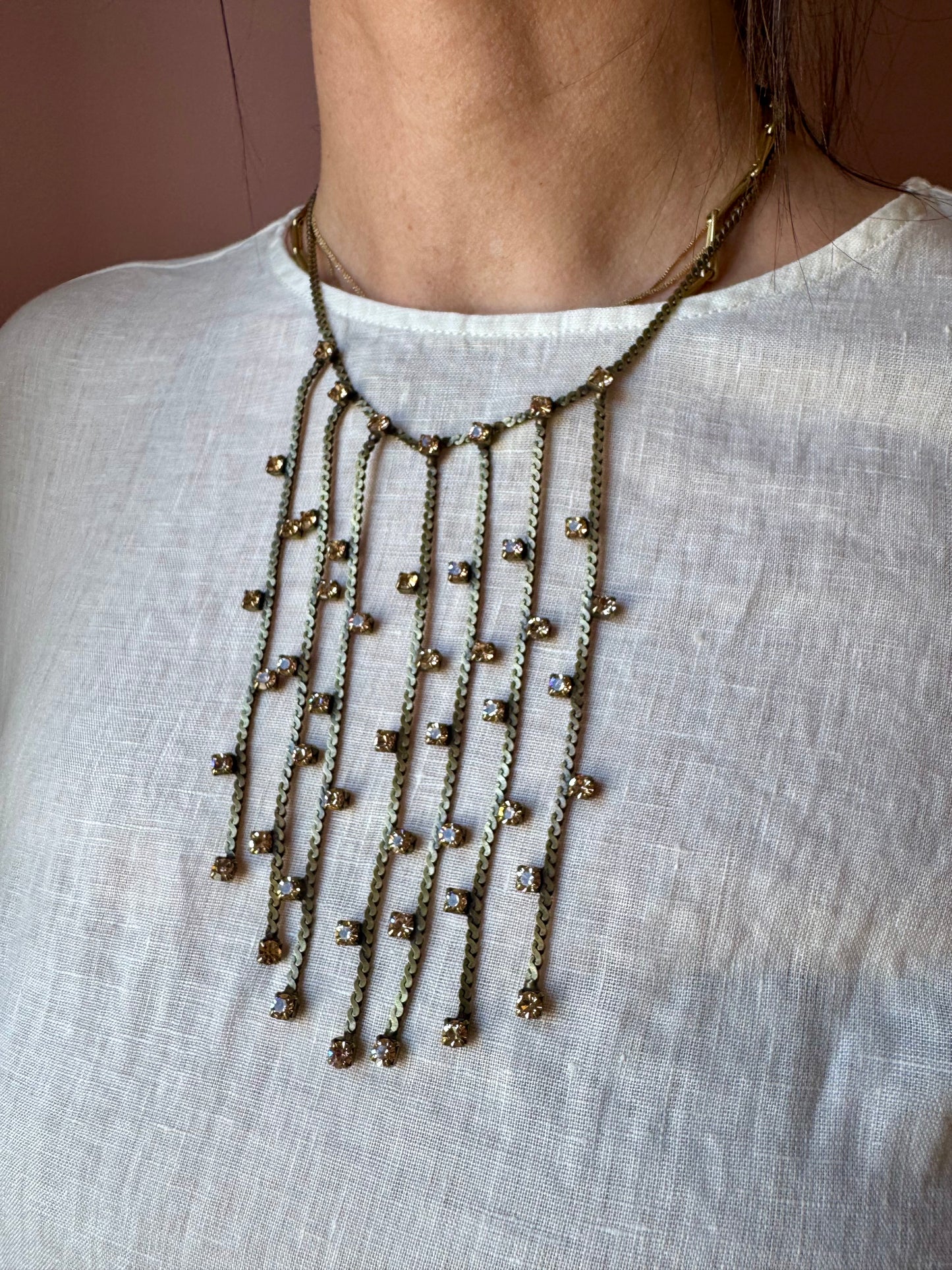 Collana strass “pioggia di stelle “ UNIQUE