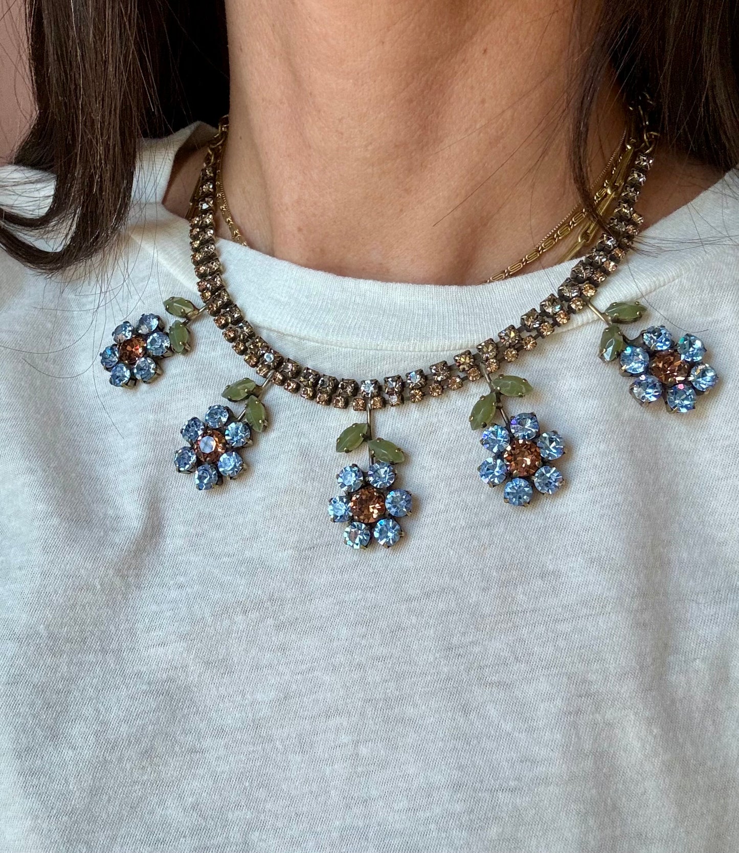 Collana Fiorella cielo UNIQUE