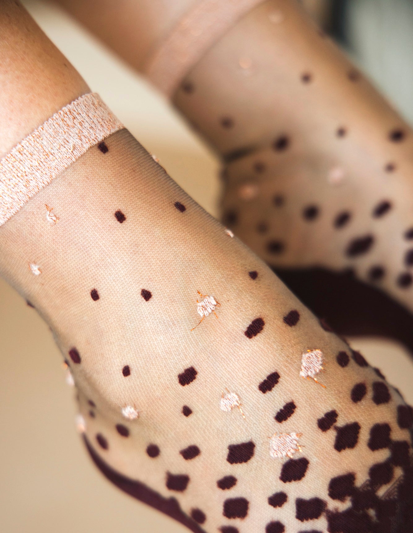 Calze Nakameguro bordeaux Atelier St Eustache