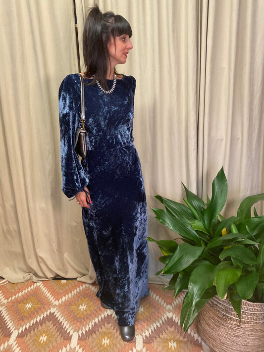 Abito lungo blu Ottod’ame