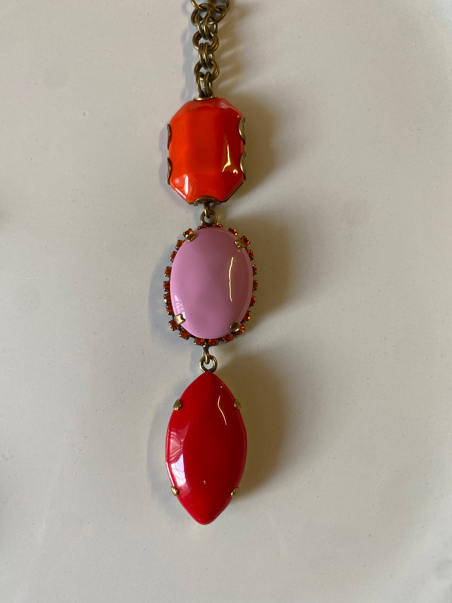 Collana 3 pietre Unique