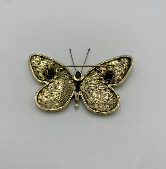 Spilla Farfalla ottonata