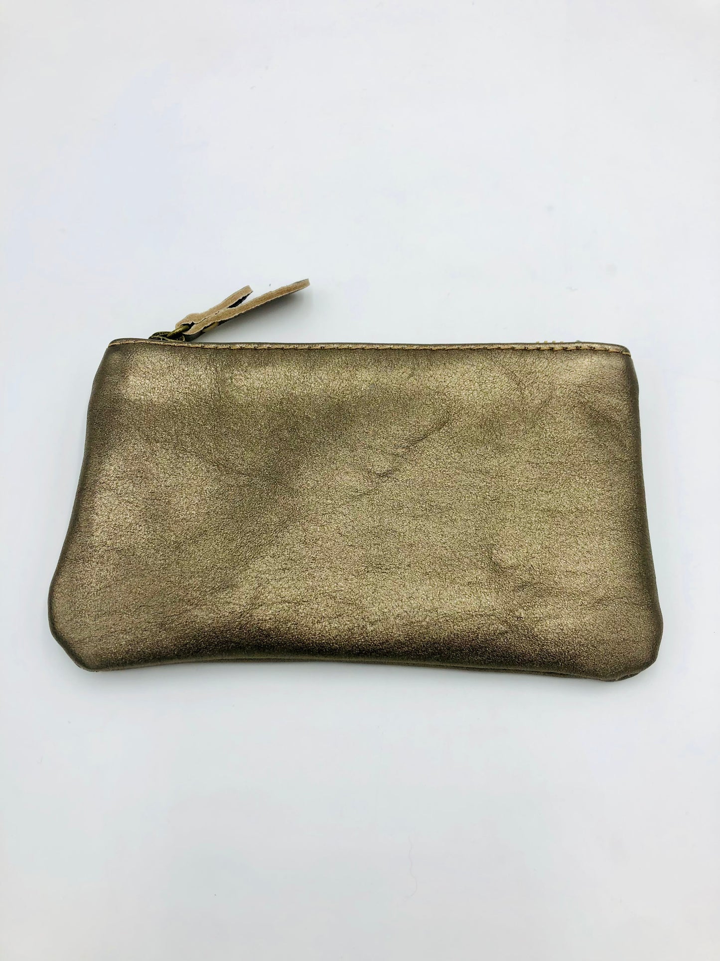 Pochette in pelle con portachiavi