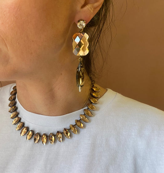 Orecchini con resine visone Unique