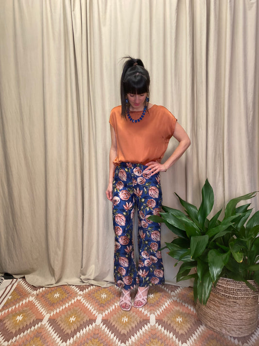 Pantalone NiceThings Rose blu