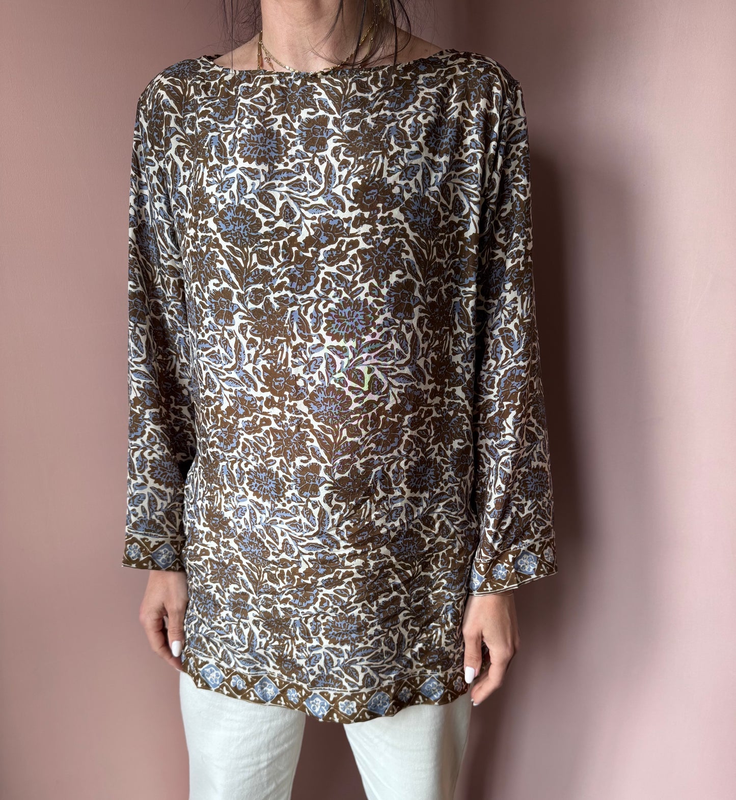 Blusa in seta