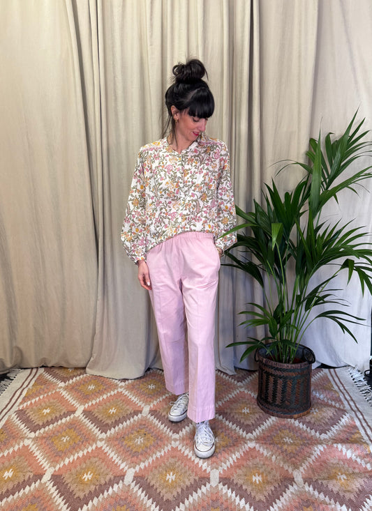 Pantaloni rosa Madame Venice