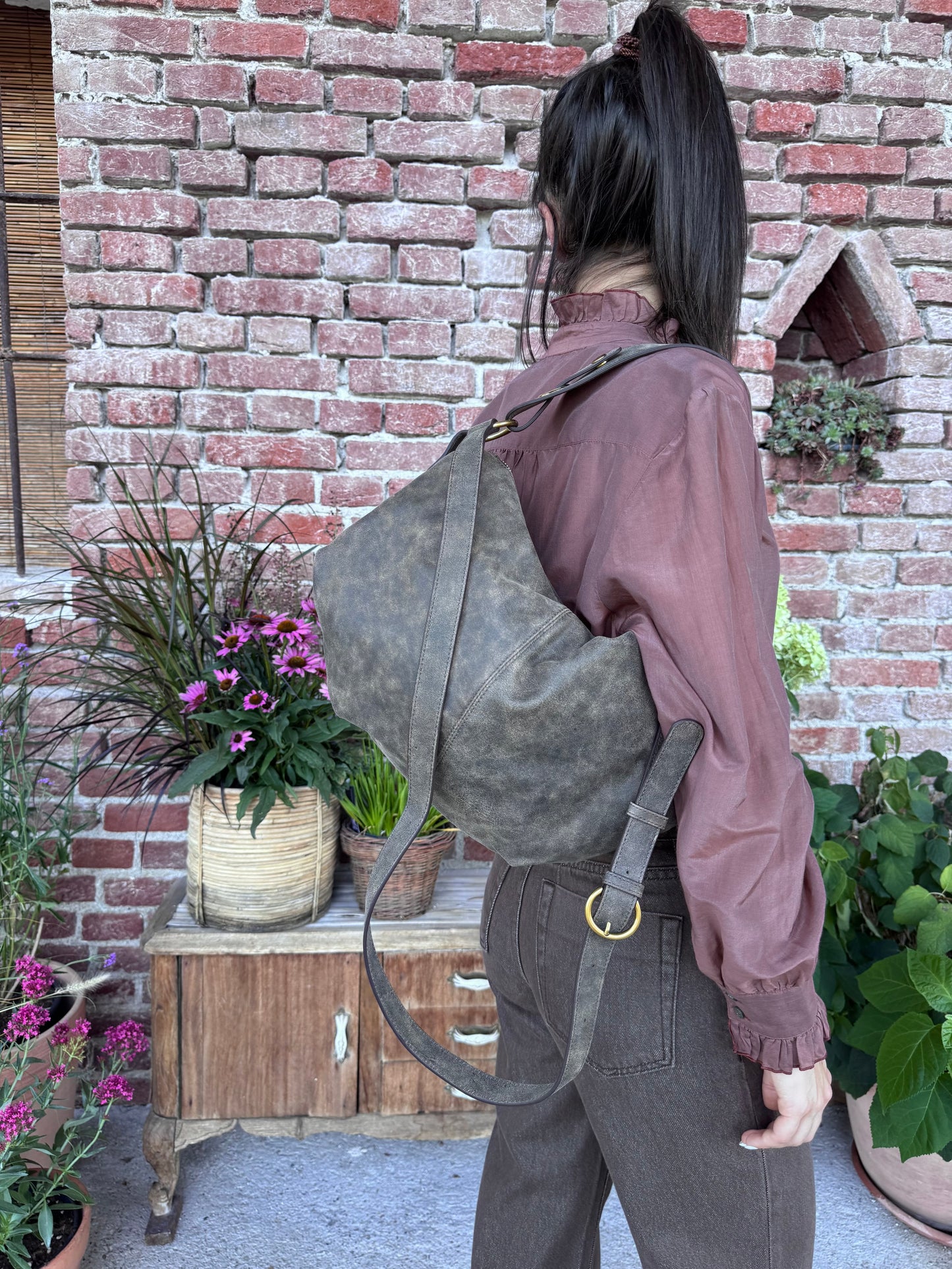 Borsa Hera vintage marron Nat & Nin