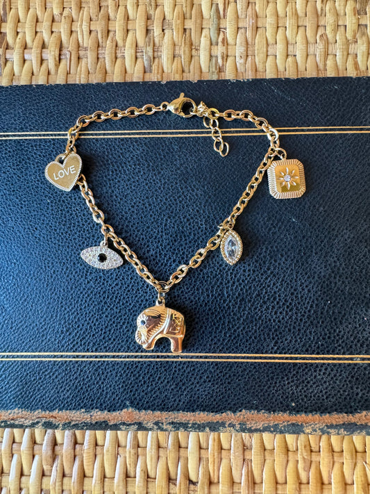 Bracciale Charms Elefantino