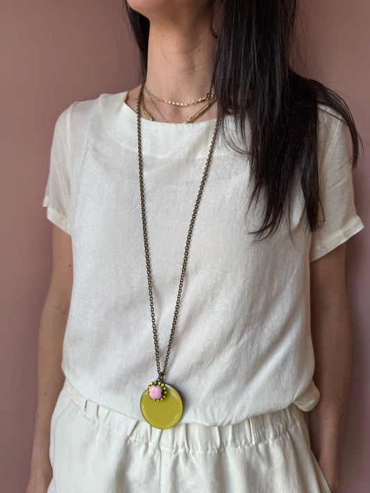 Blusa Wu Side manica corta (3 colori)
