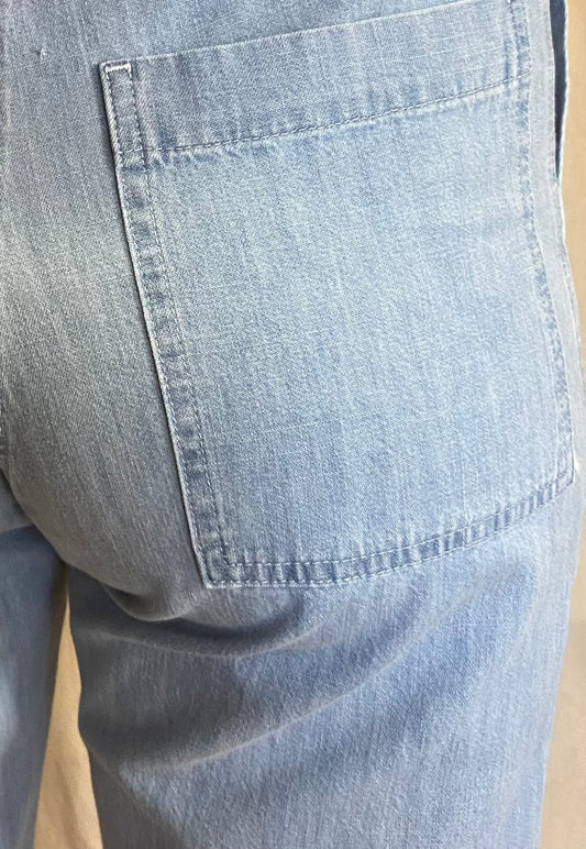 Pantaloni Tasconi azzurro Bottega Chilometri Zero