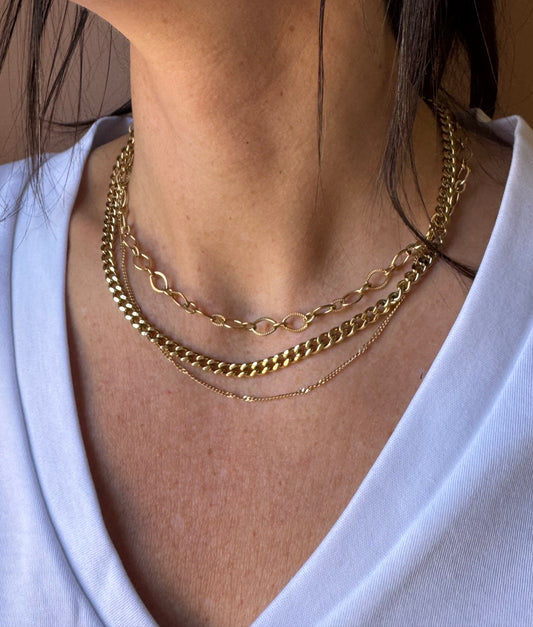 Girocollo catene multigiri