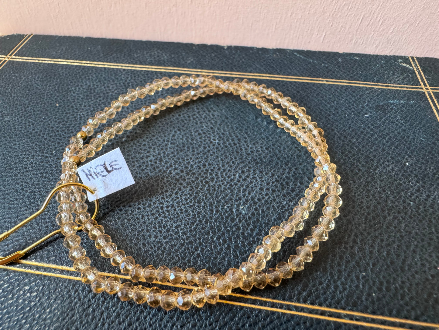 Bracciali cristallini elastici