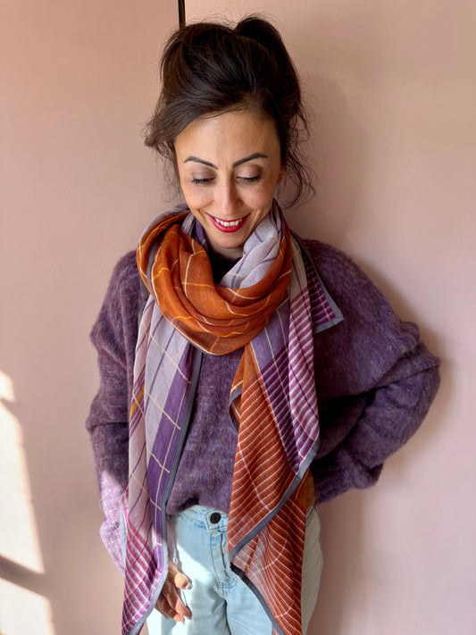 Sciarpa Billie orange SHALLS